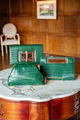 Lillian Croc Clutch - Lisi Lerch