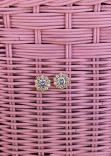 Lisi Lerch Amy Earrings - Rhinestone Stud - Amy Littleson Collection