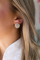 Lisi Lerch Amy Earrings - Rhinestone Stud - Amy Littleson Collection