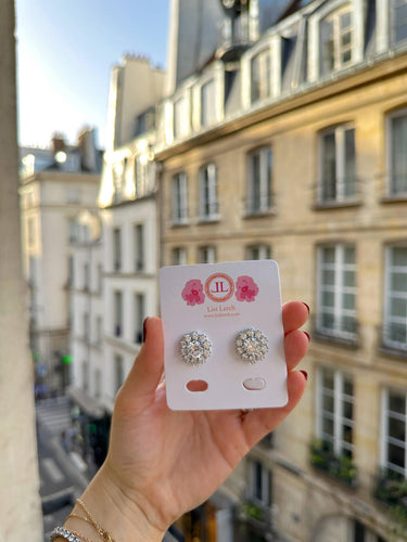 Lisi Lerch Amy Earrings - Rhinestone Stud - Amy Littleson Collection