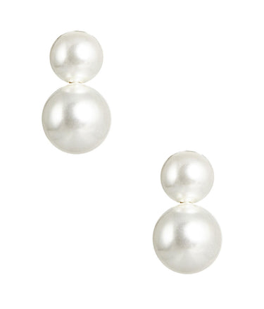 Lisi Lerch Audrey - Double Pearl earrings - Belle of  the Ball
