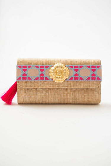 Avery Straw - Blue Shanghai Band with Charm - Blossom