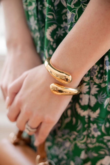 Lisi Lerch Blythe - Gold Metal Cuff - Meeghan Mullin x Lisi Lerch Collection