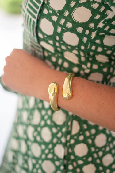 Lisi Lerch Blythe - Gold Metal Cuff - Meeghan Mullin x Lisi Lerch Collection