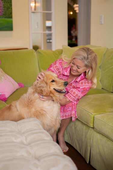 Lisi Lerch Carly - Gold & Pearl Heart Earring