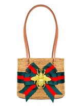 Lisi Lerch Charlotte - Medium - Green and Red Fluffy Bow - Bee
