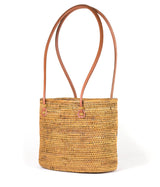 Lisi Lerch Charlotte Medium - Pink Layer with Nautical Raffia Flower With Pink Combo Tassel