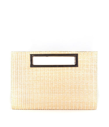 Lisi Lerch Chloe Clutch - Straw - Gold Charm