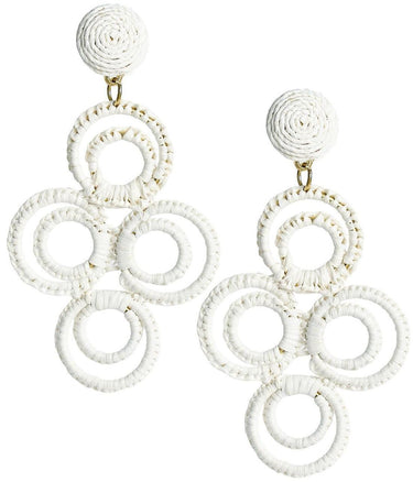 Chloe Raffia - Drop Earring - Lisi Lerch