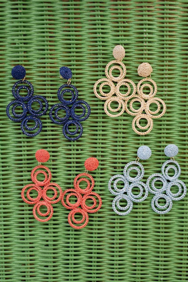 Chloe Raffia - Drop Earring - Lisi Lerch