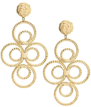 Chloe Raffia - Drop Earring - Lisi Lerch