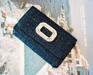 Lisi Lerch Coco Clutch - Rhinestone Buckle