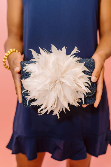 Lisi Lerch COCO - Feather Clutch