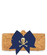 Lisi Lerch Colette - Navy Fluffy Bow - Skull