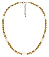 Lisi Lerch Diana Single Strand Beaded Necklace 6mm - Multi Mother of Pearl Clover