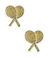 Lisi Lerch Double Tennis Racket Stud - Gold
