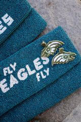 Lisi Lerch Eagles Head - Fabric Backed Earrings