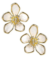 Lisi Lerch Elinore Mother of Pearl Floral Earring