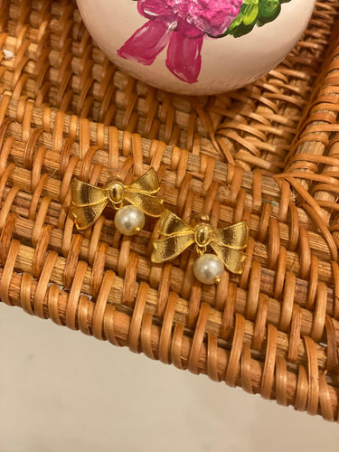 Lisi Lerch Enamel Bow Earring - Belle of the Ball