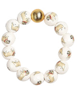 Lisi Lerch Georgia Beaded Bracelet - Bulldog - Gameday Collection
