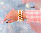 Lisi Lerch Georgia Beaded Bracelet - Freshwater Pearl and 14mm