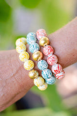 Lisi Lerch Georgia Beaded Bracelet - Patterned