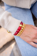 Lisi Lerch Georgia Beaded Bracelet - Quartz  (6 New Colors)
