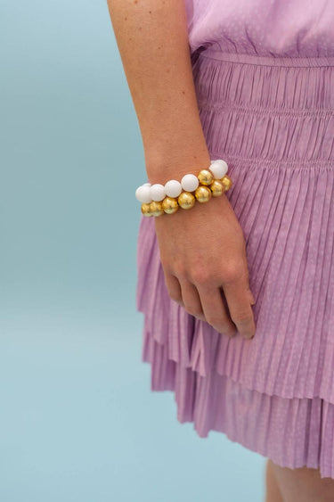 Lisi Lerch Georgia Beaded Bracelet - Quartz  (6 New Colors)
