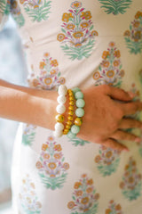 Lisi Lerch Georgia Beaded Bracelet - Quartz  (6 New Colors)