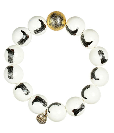 Lisi Lerch Georgia Cowboy Boot - Black Boot & 2 Gold 14mm - Bracelet Bundle - Brooke Wright x Lisi Lerch Collection