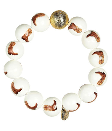 Lisi Lerch Georgia Cowboy Boot - Brown Boot & 2 Gold 14mm - Bracelet Bundle - Brooke Wright x Lisi Lerch Collection