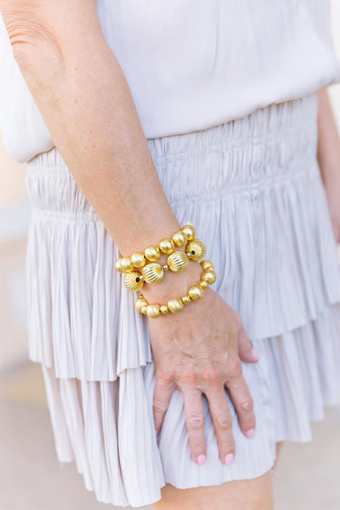 Lisi Lerch Georgia - Gold Beaded Bracelet