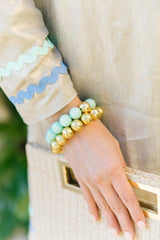Lisi Lerch Georgia - Gold Beaded Bracelet
