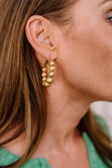 Lisi Lerch Georgia Hoop - Freshwater Pearls 10mm