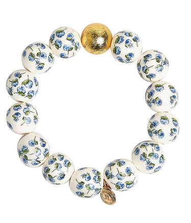 Georgia Hydrangea Beaded Bracelet