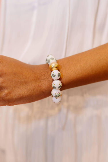Lisi Lerch Georgia Tennis Beaded  Bracelet