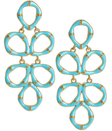 Lisi Lerch Ginger - Enamel Bamboo Earring