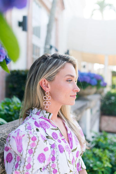 Lisi Lerch Ginger - Enamel Bamboo Earring