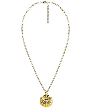 Lisi Lerch Gold Dune Charm Necklace - 18k Gold Plated - Jess Fay Collection