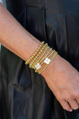 Lisi Lerch Hadley - 18k Gold Plated Beaded Bracelets