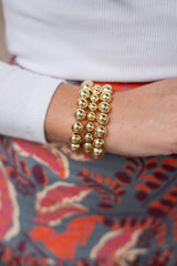 Lisi Lerch Hadley - 18k Gold Plated Beaded Bracelets