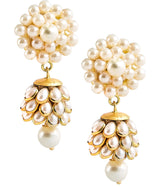 Lisi Lerch Isabelle Pearl Tulip Cluster Earring