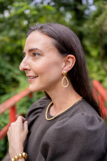 Lisi Lerch Jamie - Gold Rope Earrings