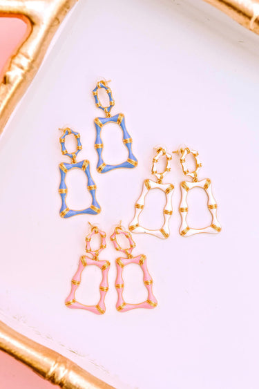 Lisi Lerch Jordan Enamel Bamboo Earring