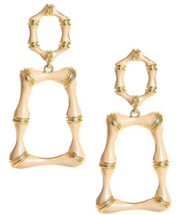Lisi Lerch Jordan Enamel Bamboo Earring