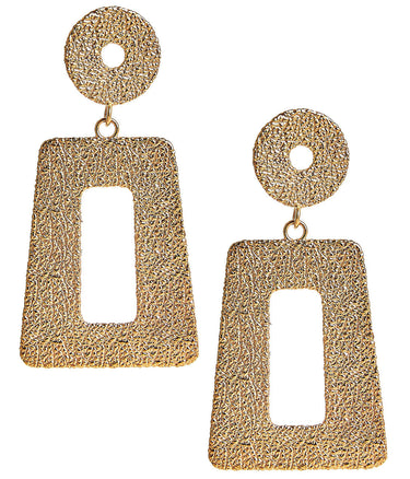 Lisi Lerch Jordan - Hammered Metal  - Earrings