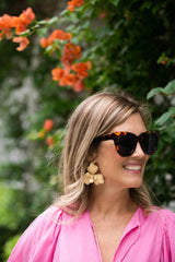 Lisi Lerch Kaia - Raffia Flower Earring