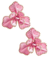 Lisi Lerch Kaia - Raffia Flower Earring