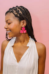 Lisi Lerch Kaia - Raffia Flower Earring
