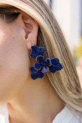 Lisi Lerch Kaia - Raffia Flower Earring